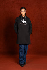 Women Black Oversize Hoodie
