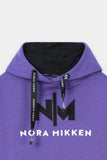 Women Purple Oversize Hoodie