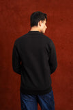 Men Mock Neck Quarter Zip Printed Sweatshirt