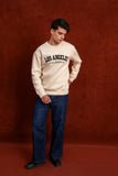 Men Crew Neck Printed Sweatshirt