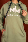 Women Sage Green Oversize Hoodie