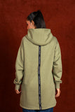 Women Sage Green Oversize Hoodie